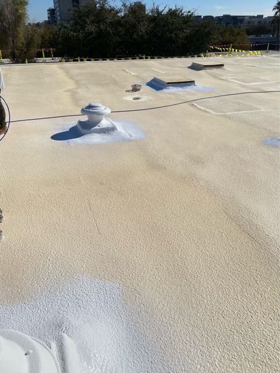 Commercial Spray Foam Roof Coating in Burlington, North Carolina